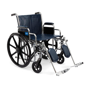 Wheelchair Cushion Ex Wide W/ Removable Arms & Elevating Foot Rest 22"