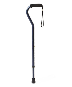 Offset Cane, Blue Ice, Aluminum Ea.