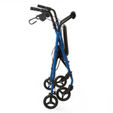 Rollator: Width-Adjustable With 6" Wheels, Blue Ea.