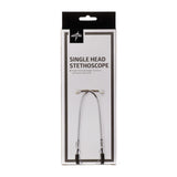 Stethoscope, Single Head Black  Ea.