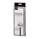 Stethoscope, Single Head Black  Ea.