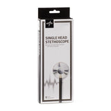 Stethoscope, Single Head Black  Ea.