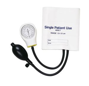 Aneroid, Hand Held, Single-Patient Use, 5/Cs