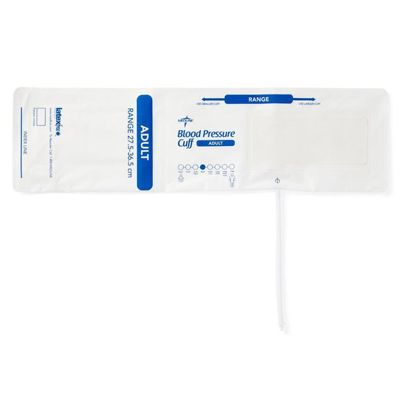 Disposable Single-Tube Blood Pressure Cuff With Bayonet Connector, Adult Ea.