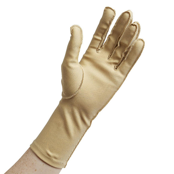 Glove, Edema, Ovr Wrist, S, Lt, Tan Ea.