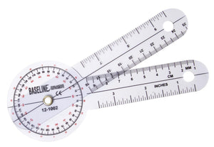 Goniometer, 360 Deg, 6", Isom Plastic