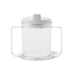 2-Handle Cup, Spouted Lid, 10 oz., Clear Ea. MDSR001159