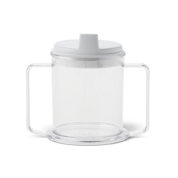 2-Handle Cup, Spouted Lid, 10 oz., Clear Ea. MDSR001159