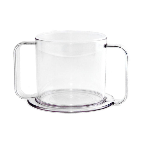 Cup, 2 Lids, 2 Handled, Clear 6Oz Ea.