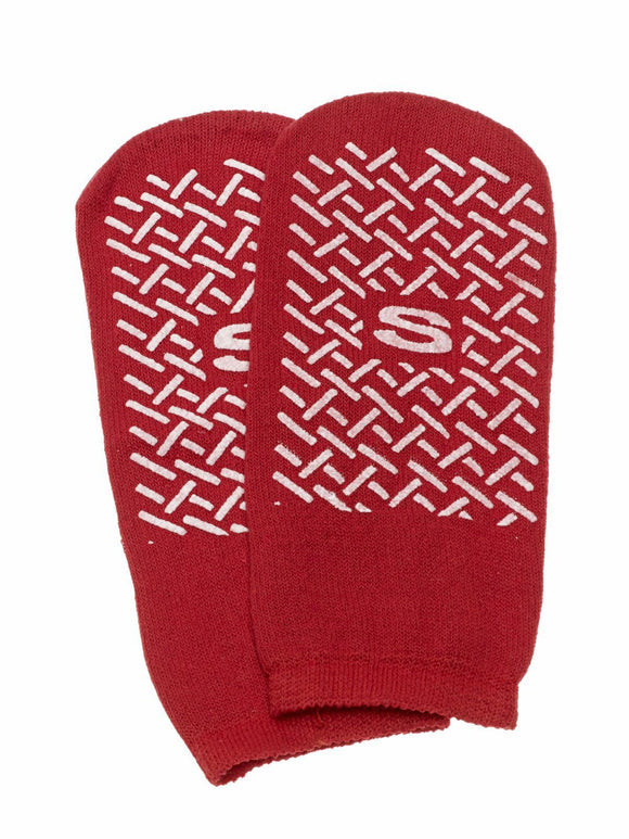 Slipper, Single Tread, Small, Red  1Pr