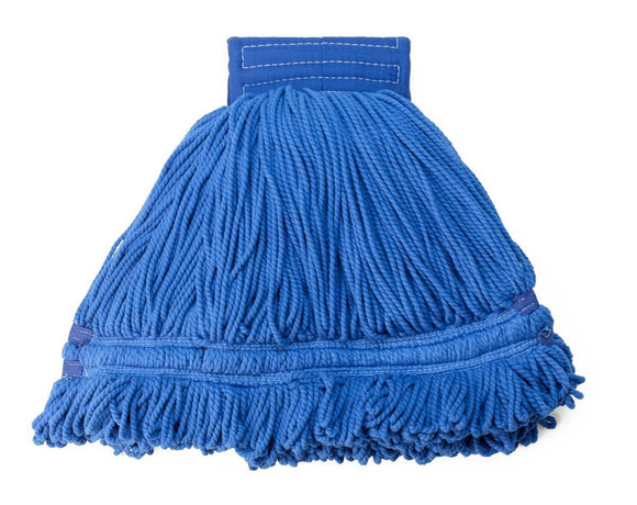 Mop, Wet, String, Blue, 14Oz  6/Cs