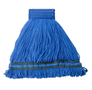 Mop, Wet, String, Blue, 18Oz  6/Cs