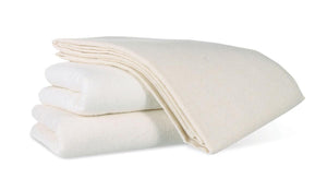 Blanket: Unbleached Flannel Spread Blanket, 82% Cotton/18% Polyester, 1.1 Lb., 60" X 85"  Ea.