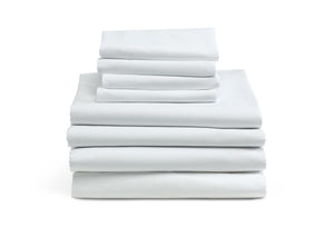 Flat Sheet Interblend 55% Cotton/Poly Percale 66X104 12/Cs 2Doz Min