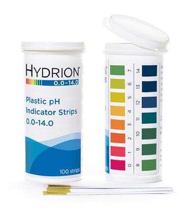 Ph Strip, Plastic, Hydrion Spectral, 0-14 Ea.