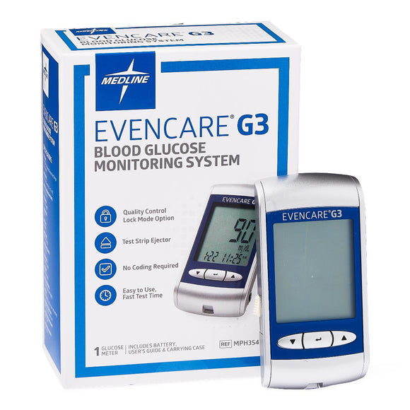 Evencare G3 Blood Glucose Meter Ea.