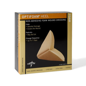 Dressings, Non-adhesive: Optifoam Heel Non-adhesive Foam Wound Dressing  Ea.