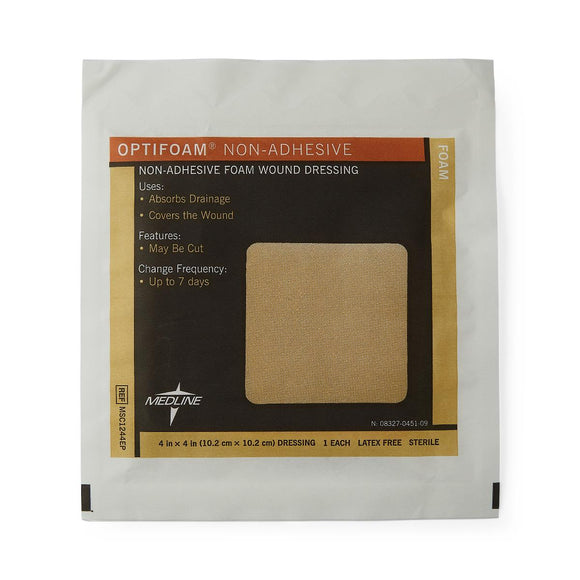 Dressing Optifoam Non-Adhesive 4X4  10/Bx