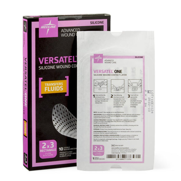 Versatel One Silicone Wound Contact Layer Dressing, 2