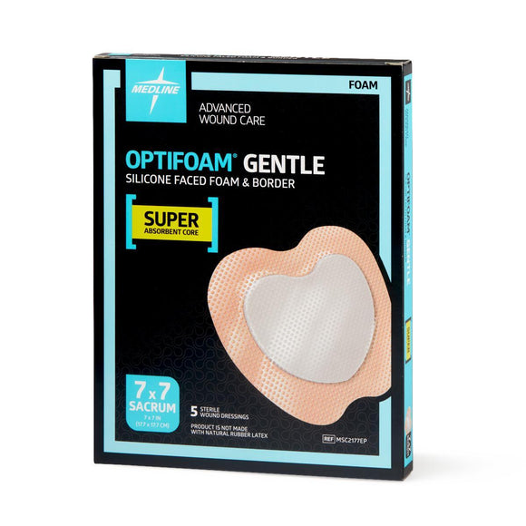 Optifoam Gentle Silicone-Faced Foam With Border, Sacrum7