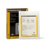 Sterile Bordered Gauze Adhesive Island Wound Dressing, 4" X 5" With 2" X 2.5" Pad  15/Bx