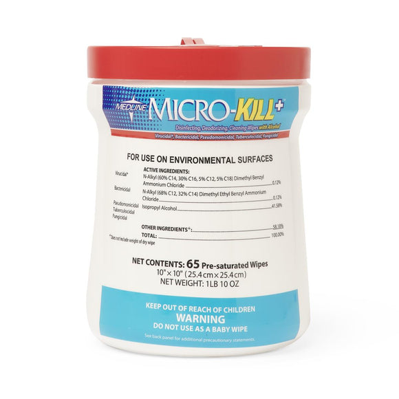 Micro-Kill+ Wipes with Alcohol, 10