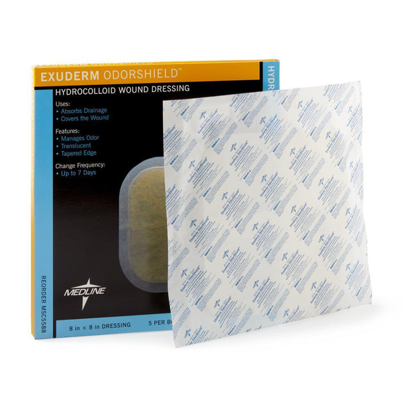 Exuderm Odorshield Hydrocolloid Wound Dressing, 8