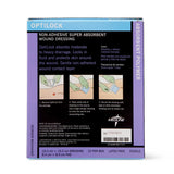 Dressings, Non-adhesive: Optilock Non-adhesive Super Absorbent Wound Dressings, 4" X 4", In Educational Packaging 100/Cs