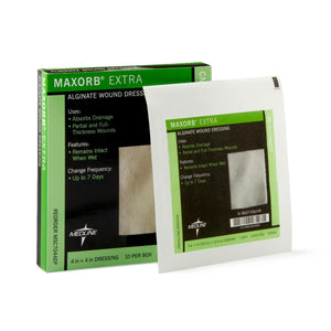 Dressing, Alginate, Cal, Maxorb-Extra 4"X4"  10/Bx