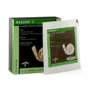 Dressing, Alginate, Rope, Maxorb Ii, 1X12"  10/Bx