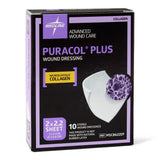 Dressing Collagen Puracol Plus 2X2 10/Bx