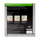 Dressing, Maxorb Extra Ag+ Cmc / Alginate 6" X 6" 5/Bx