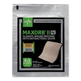 Maxorb Ii Silver Alginate Wound Dressing, 4" X 4.75",  10/Bx