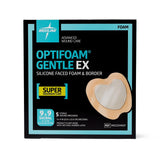 Optifoam Gentle Ex Sacrum Foam Wound Dressing, 9" X 9"  5/Bx