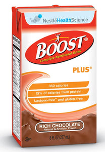 Boost Plus, Choc, 8Oz Tetra 72/Cs