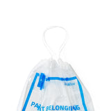 Patient Belongings Bag With Drawstring, 18" X 20", Clear  250/Cs