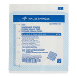 Gauze, Sponge, 2"X2", 8 Ply, Strl, Lf, 2/Pk,  3000/Cs