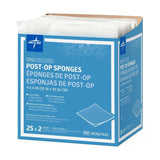 Gauze, Sponge, Post-Op, 4"X4", Strl, Lf 2/Pk, 1200/Cs