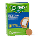 Bandages, Adhesive: Curad Fabric Adhesive Bandage, 7/8" Dia. Spot
