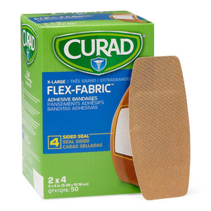 Bandage, Adhesive Fabric 2X4"  50/Bx