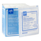 Gauze, Sponge, Fluff, 6X6X.75" Strl 2'S 480/Cs