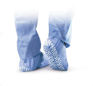 Shoe Cover, Spunbound, Non-Skid, Blue, Xlg 200/Cs