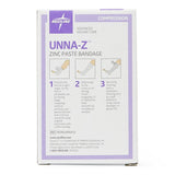 Unna Boot: Unna-Z Zinc Oxide Compression Bandage, 3" X 10 Yd. 12/Cs