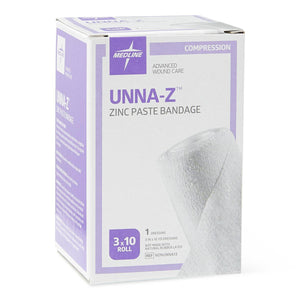 Unna Boot: Unna-Z Zinc Oxide Compression Bandage, 3" X 10 Yd. Ea.