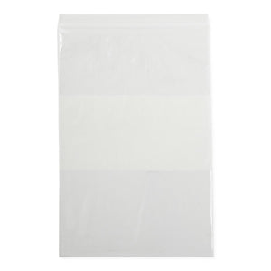 Bag Zip, White, Write On 6X9 2Mil  100/Bx