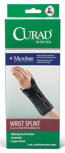 Splint, Wrist, 8", Lt, Sm/Md, Microb, 4/Cs