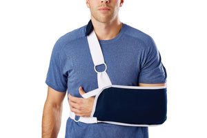 Immobilizer, Shoulder: Sling-Style Shoulder Immobilizer With Neck Pad, Size M Ea.