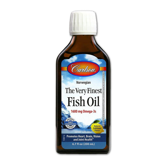 Fish Oil Omega-3 1600Mg/5Ml Liq 200Ml Ea.