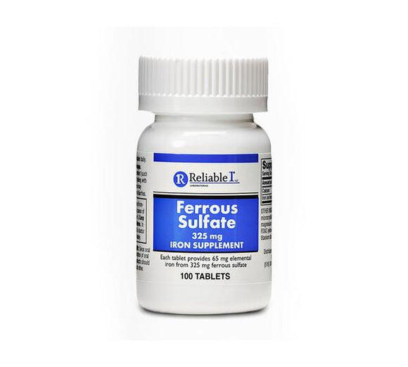 Ferrous Sulphate 325mg 100/btl
