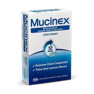 Mucinex Tablet 600Mg Er 100/Bx